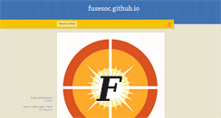 Desktop Screenshot of fusesoc.net