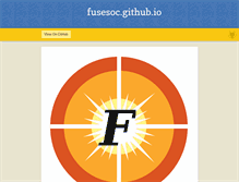 Tablet Screenshot of fusesoc.net